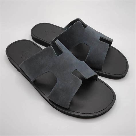 hermes men's slides|used hermes sandals for men.